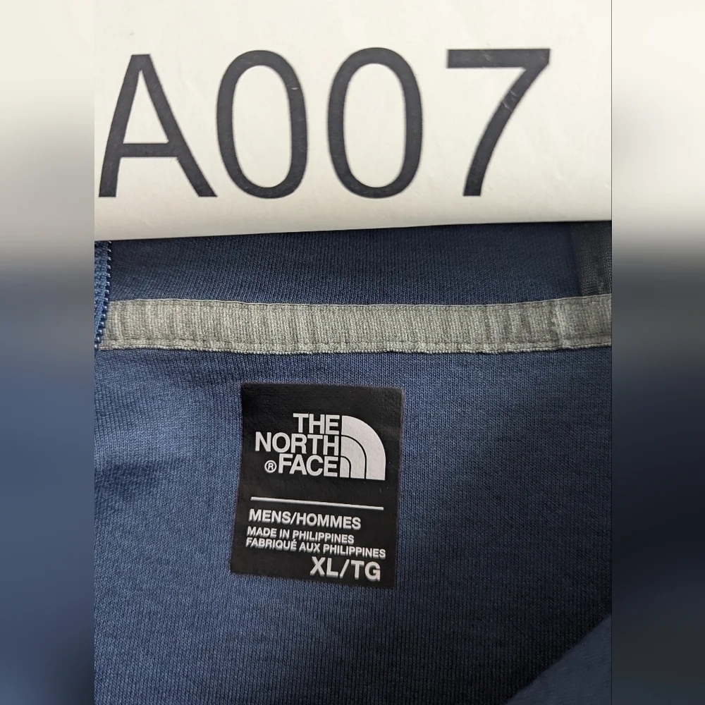 North Face Hoodie Jacket Deep Pockets Front Full Zip Up Sz XL